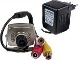 Minikamera color CMOS 1/3" PAL-CCIR,20x20x14mm; včetně zdroje