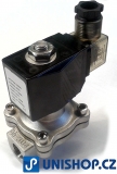 Ventil MP-W160-15SV, NC, 1/2", 230V AC, dvoucestný nerez (0-10bar)