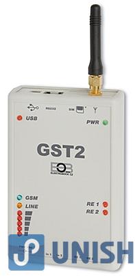 Universální GSM modul GST2 - nastavení přes USB