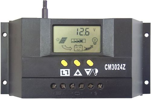Solární regulátor CM3024Z 12-24V/30A s LCD