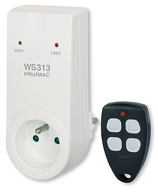 WS313 - Dálkově ovládaná zásuvka