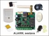 Bezdrátový GSM mini alarm - sestava