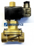 Ventil MP-W160-15VK, NO, 1/2", 24V DC, dvoucestný mosazný, (0-10bar)