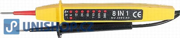 Zkoušečka AC/DC 7 stupňů 6-380V