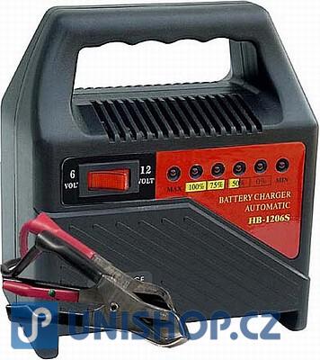 Automatická nabíječka autobaterií  6-12V/6A  HB1206S